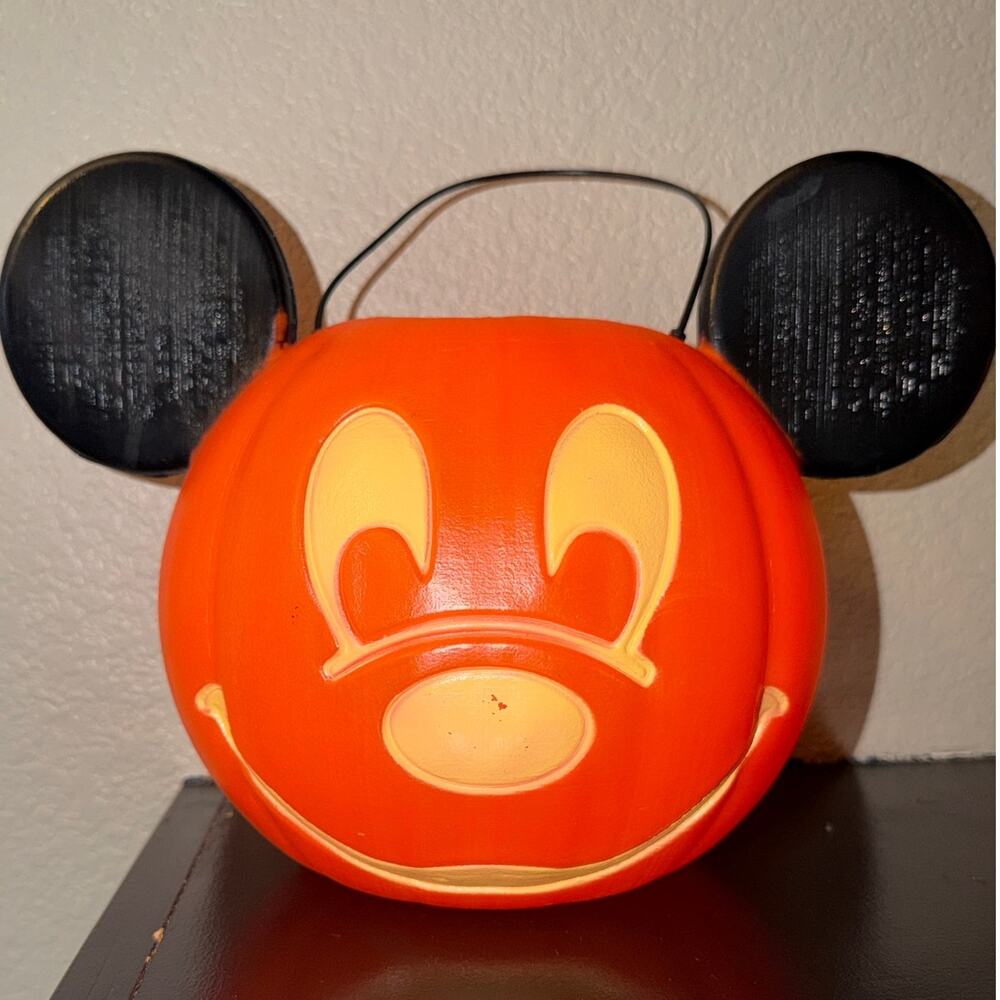 Disney Mickey Trick Or Treat Pumpkin Pail